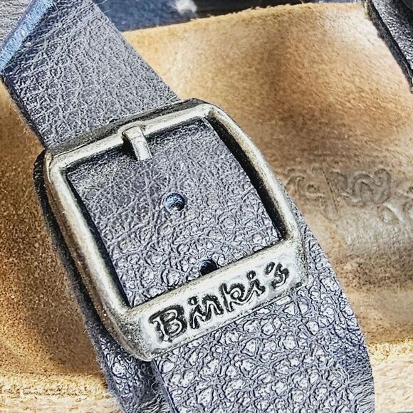 Birki's Birkenstock Blue Nepal Criss Cross Sandals 7 - Picture 4 of 10